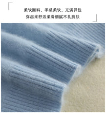 Women’s 100% Mink Cashmere Turtleneck Sweater