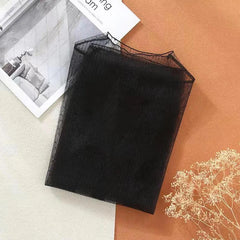 Women’s See-Through Lace Top – Transparent Long Sleeve Mesh Tee