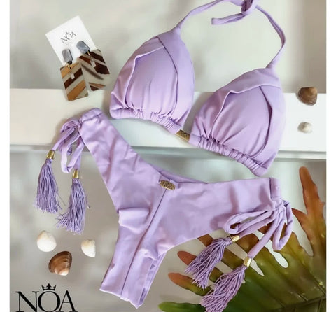 RUOTONGSEPT 2025 Sexy 13-Color Triangle Push-Up Brazilian Bikini Set
