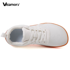 Minimalist Shoes for Men Women Wide Toe Barefoot Zero Drop Shoes Casual Artificial Leather Lightweight Walking Sneakers