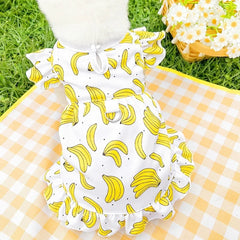 Princess Dog Dress 🍓 Cute Strawberry Summer Outfit for Small Dogs & Cats