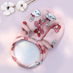 Small Dog Winter Hoodie – Warm Fleece Pullover for Dogs & Cats