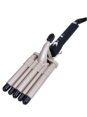 3-in-1 Reversible Triple Barrel Hair Waver – Deep & Small Wave Curling Iron