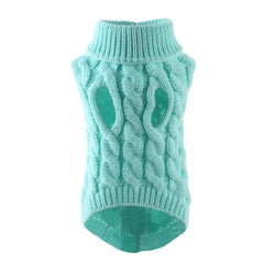 Small Dog Knitted Sweater – Autumn Winter Warm Pet Clothes