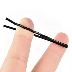 60/600pcs Black Hairpins – U-Shaped & Straight Styling Clips