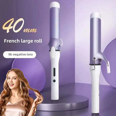 40mm Ceramic Swivel Curling Iron – Professional Big Wave Hair Curler