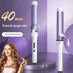40mm Ceramic Swivel Curling Iron – Professional Big Wave Hair Curler