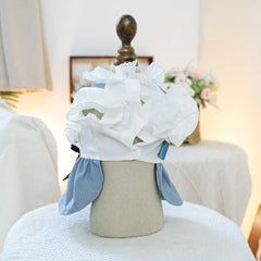 Sea Breeze Denim Pet Dress 🌊 Summer Blue Outfit for Dogs & Cats