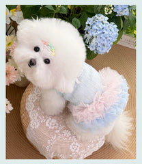 Fashion Fairy Pet Dress – Gauze Skirt Outfit for Small Dogs & Cats