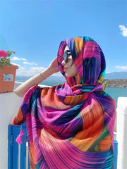 20 Styles Cotton-Linen Beach Sarong Wrap – Women’s Bikini Cover-Up & Summer Scarf