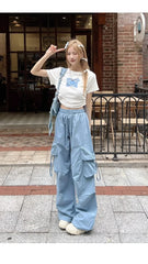 Women’s High-Waisted Vintage Wide-Leg Pants