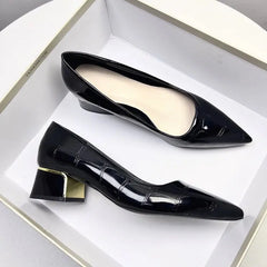 comfortable and versatile design, luxurious and light, high-end fashion, matching with small skirt, ladies' single shoes