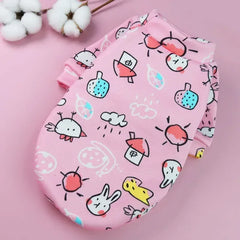 Small Dog Winter Hoodie – Warm Fleece Pullover for Dogs & Cats