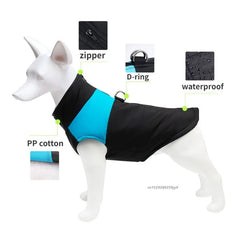 Waterproof Winter Dog Jacket ❄️ Padded Warm Vest for Small, Medium & Large Dogs