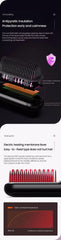 Wireless Hot Comb Straightening Brush – Negative Ion Cordless Anti-Scald Hair Styler