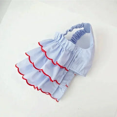 Summer Princess Dog Dress 🌸 Cute Skirt Outfit for Small Dogs & Cats