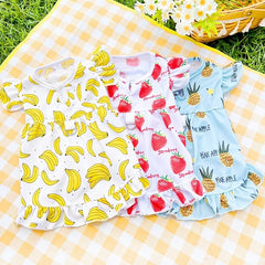 Princess Dog Dress 🍓 Cute Strawberry Summer Outfit for Small Dogs & Cats