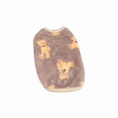 Pet Plush Jumpsuit – Warm Fleece Pajamas for Small & Medium Dogs and Cats