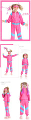 Kids 80s Tracksuit Hip Hop Costume – Retro Top & Pants Set