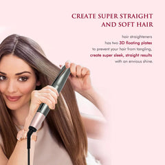 3/4" Tapered Ceramic Curling Wand – Fast-Heat Professional Hair Curler