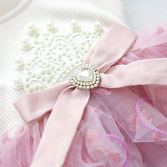 Luxury Princess Pet Wedding Dress 👑 Haute Couture Tutu Outfit for Dogs & Cats