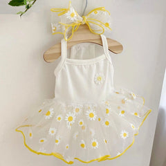 Summer Princess Dog Dress 🌸 Lightweight Skirt for Small Dogs & Puppies