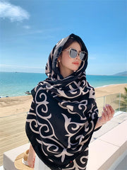 20 Styles Cotton-Linen Beach Sarong Wrap – Women’s Bikini Cover-Up & Summer Scarf