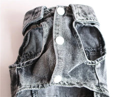 Denim Dog Jacket – Fashion Jeans Coat for Small & Medium Dogs