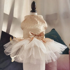 Polka Dot Summer Dog Dress 🎀 Princess Outfit for Dogs & Cats