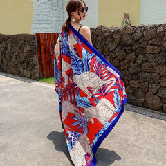 20 Styles Cotton-Linen Beach Sarong Wrap – Women’s Bikini Cover-Up & Summer Scarf