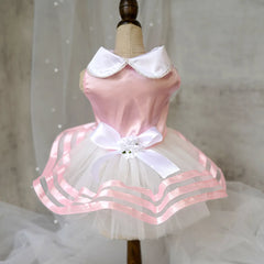 Polka Dot Summer Dog Dress 🎀 Princess Outfit for Dogs & Cats