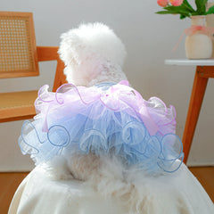 Dream Gauze Pet Dress – Elegant Summer Outfit for Small Dogs & Cats