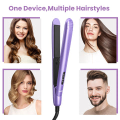 Sejoy Multi-Function PTC Hair Curler & Straightener – 110/220V Crimper & Curling Iron