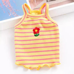 Floral Princess Dog Dress – Cute Puppy Skirt for Small & Medium Dogs