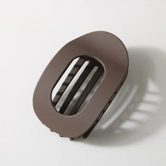 Fashion Oval Leopard Flat Hair Clips for Women