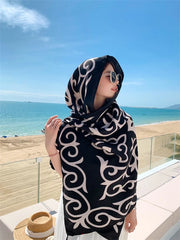 20 Styles Cotton-Linen Beach Sarong Wrap – Women’s Bikini Cover-Up & Summer Scarf