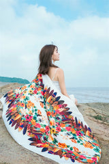 20 Styles Cotton-Linen Beach Sarong Wrap – Women’s Bikini Cover-Up & Summer Scarf