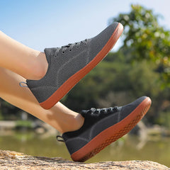 Lightweight Wide Toe Casual Sneakers for Men Women Breathable Mesh Walking Shoes Comfortable Outdoor Running Jogging Shoes