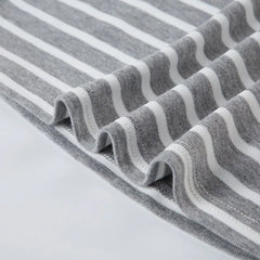 Women’s Japanese Stripe Long Sleeve Tee – Slim Off-Shoulder Y2K Top