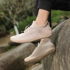 Minimalist Shoes for Men Women Wide Toe Barefoot Zero Drop Shoes Casual Artificial Leather Lightweight Walking Sneakers