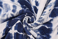 Long Tie-Dye Kimono Cover-Up – Open Front Beachwear for Women