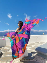 20 Styles Cotton-Linen Beach Sarong Wrap – Women’s Bikini Cover-Up & Summer Scarf