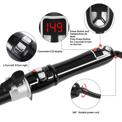 28mm Automatic Rotating Curling Wand for Big Waves & Inward Curls