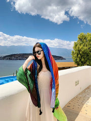 20 Styles Cotton-Linen Beach Sarong Wrap – Women’s Bikini Cover-Up & Summer Scarf