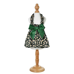 Cyan Flower Pet Dress 🌸 Slim Summer Outfit for Small Dogs & Cats