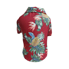 🌺 Hawaiian Style Dog Shirt – Summer Pet T-Shirt for Small & Medium Dogs  Description (Bullet Points):