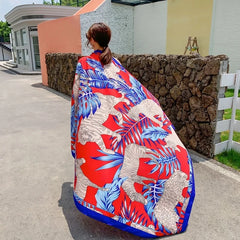 20 Styles Cotton-Linen Beach Sarong Wrap – Women’s Bikini Cover-Up & Summer Scarf