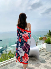 20 Styles Cotton-Linen Beach Sarong Wrap – Women’s Bikini Cover-Up & Summer Scarf