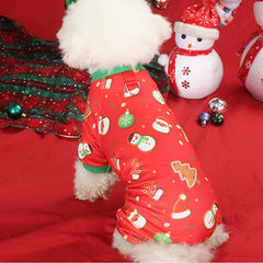 Christmas Warm Dog Clothes – Holiday Costume for Small & Medium Dogs