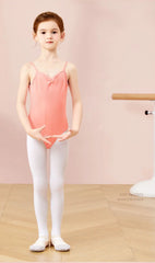 Girls Cotton Camisole Ballet Leotard – Sleeveless U-Back Bodysuit